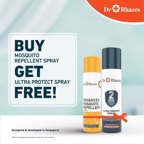 Dr Rhazes Mosquito Spray (Free Ultra Protect Spray)