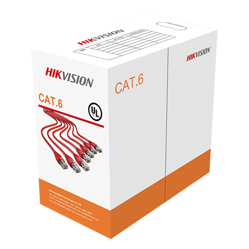 Hikvision Cat-6, 305 Meter, Orange Network Cable #DS-1LN6-UU