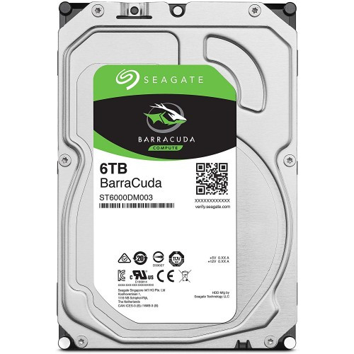 Seagate BarraCuda (ST6000DM003) 6TB 3.5 Inch Internal Hard Drive
