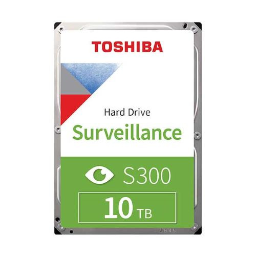 TOSHIBA S300 (HDWT31AUZSVA) 10TB 7200 RPM Surveillance SATA Hard Disk Drive