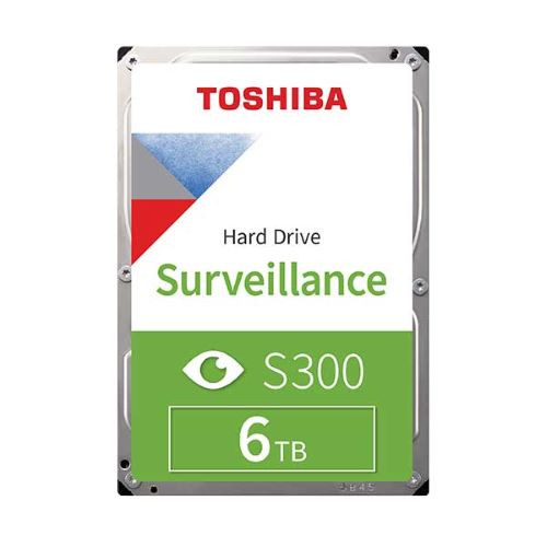 TOSHIBA S300 (HDWT360UZSVA) 6TB 7200 RPM Surveillance SATA Hard Disk Drive
