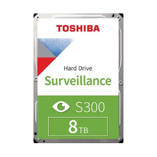 TOSHIBA S300 (HDWT380UZSVA) 8TB 7200 RPM Surveillance SATA Hard Disk Drive