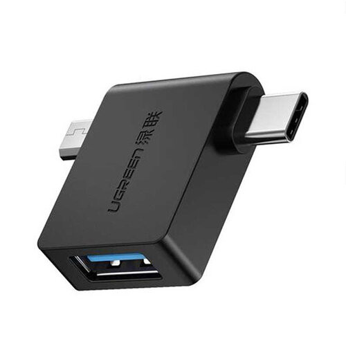 UGREEN 30453 2 in 1 Adapter Micro USB Male + USB Type C Male to USB 3.0 Female