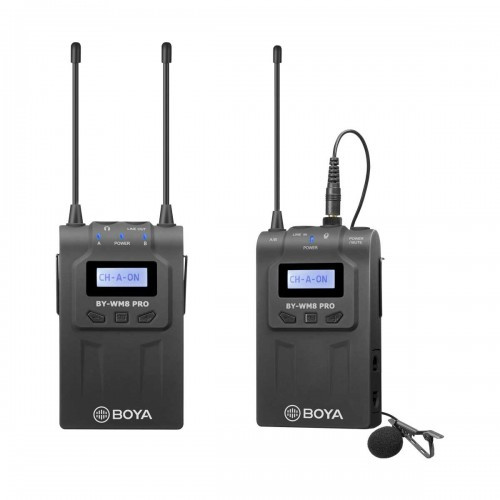 BOYA BY-WM8 Pro-K1 UHF Dual-Channel Wireless Microphone System