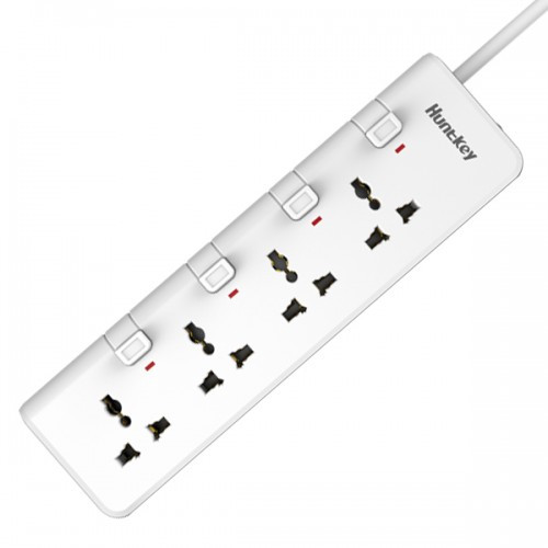 Huntkey PZA402 4 AC Ports with 4 Switch Surge Protection Power Strip