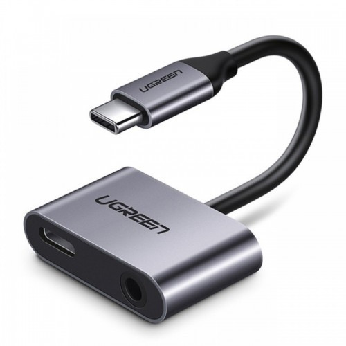 UGREEN 50596 Type C Male To 3.5mm Audio+ Type C Female Adapter